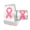 JAM Paper 2.5" x 10yd. White Breast Cancer Awareness Symbol Ribbon